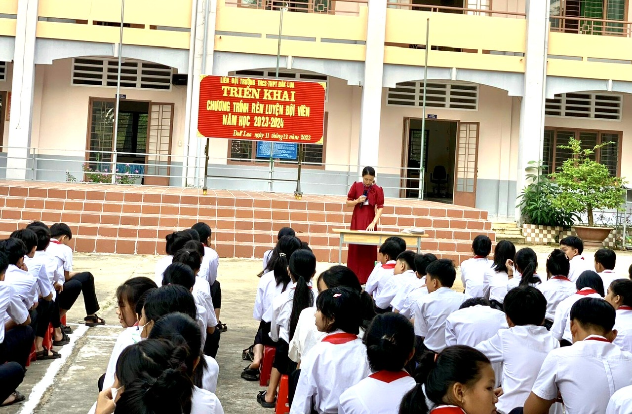 Triển khai chương trình rèn luyện đội viên NH 2023 -2024